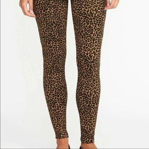 Old Navy Stevie leggings leopard / animal print